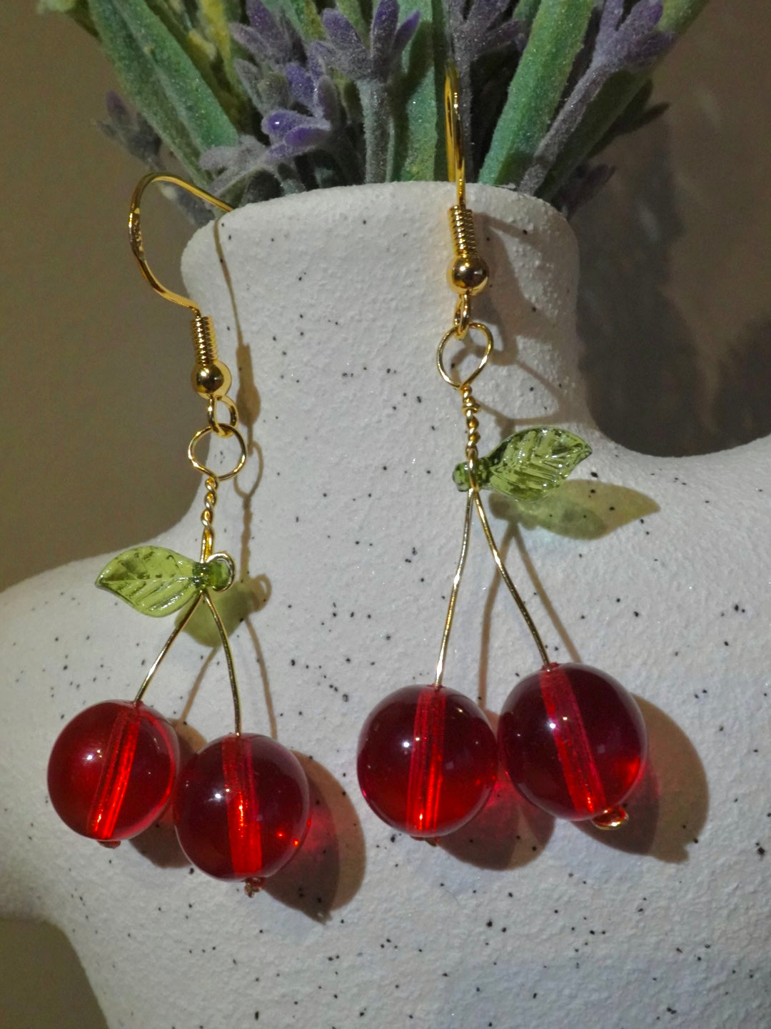 Cherry Kisses Dangles