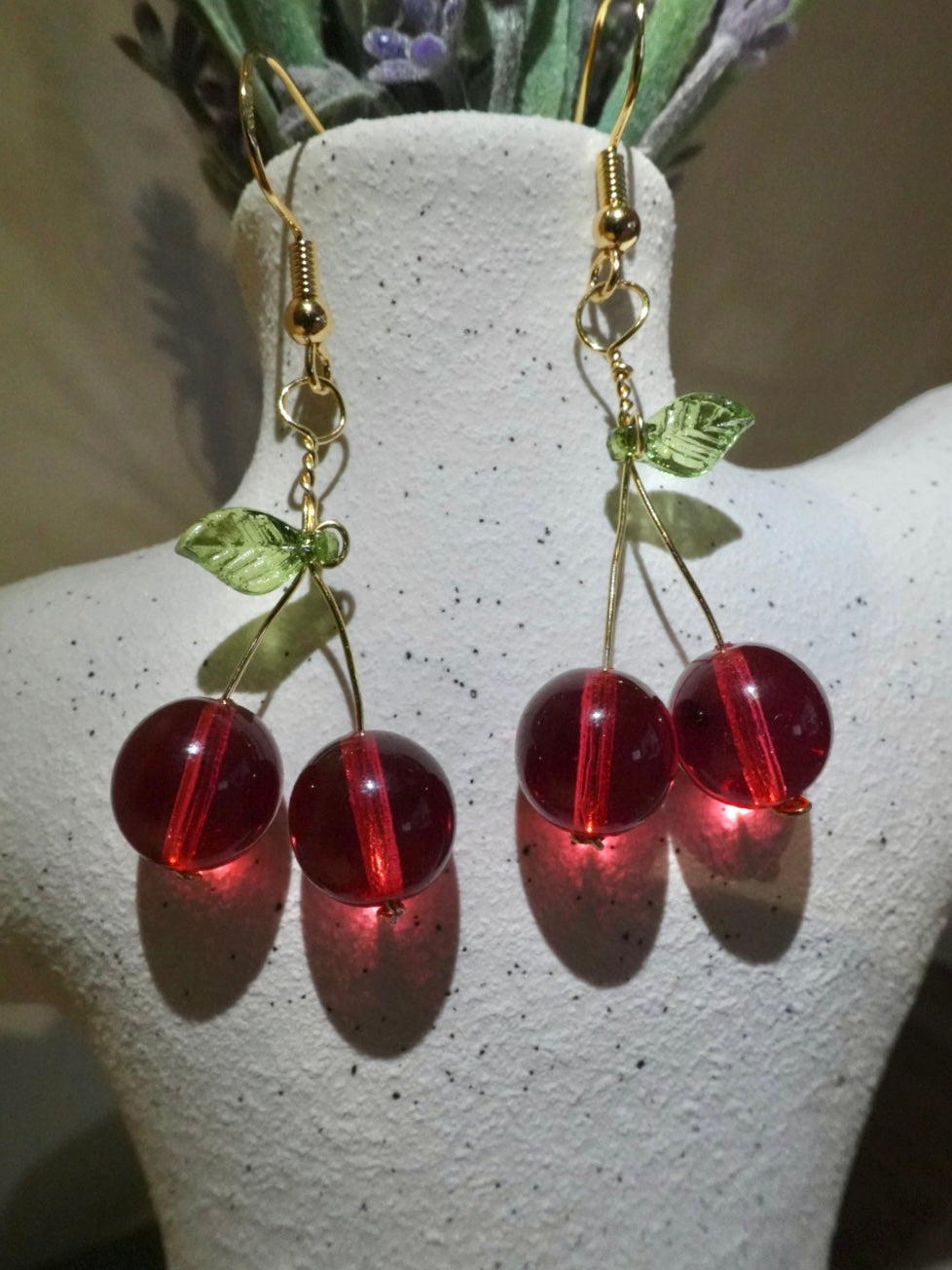 Cherry Kisses Dangles